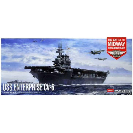 Model Kit loď 14409 - USS Enterprise CV-6 "Batte of Midway" (1:700)