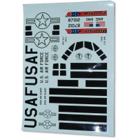 Pótalkatrész RC modell repülőgéphez E-flite EC-1500 Twin 1.5m: matricák.