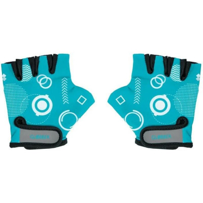 Globber - Dětské ochranné rukavičky XS Teal Shapes