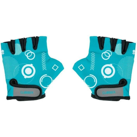 Globber - Dětské ochranné rukavičky XS Teal Shapes