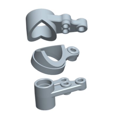 MODSTER Mini Cito/Dasher: Servosaver plastic parts