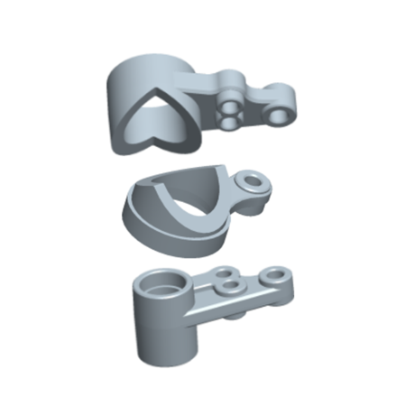 MODSTER Mini Cito/Dasher: Servosaver plastic parts