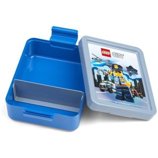 LEGO box na svačinu 170x135x69mm - Iconic modrý