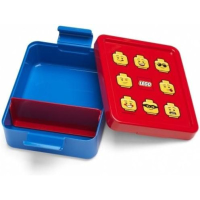 LEGO box na svačinu 170x135x69mm - Iconic Boy modrý