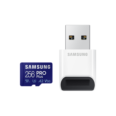 Samsung micro SDXC karta 256GB PRO Plus + USB adaptér