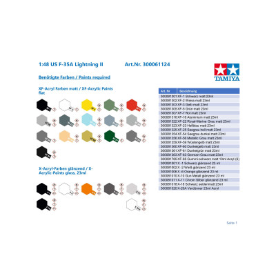 TAMIYA 1/48 F-35A Lightning II