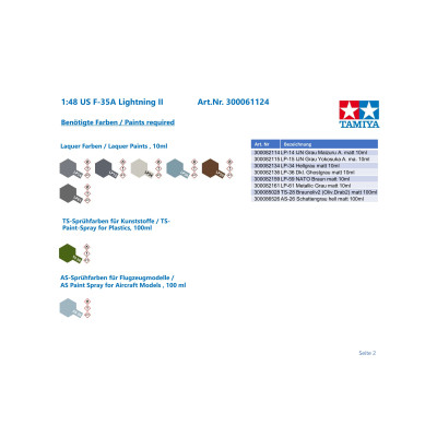 TAMIYA 1/48 F-35A Lightning II