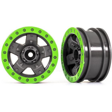 Traxxas disk 2.2" TRX-4 Sport šedý/zelený (2)