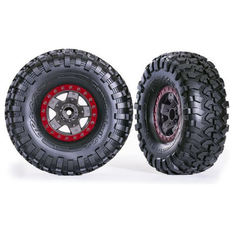 Traxxas kolo 2.2", disk TRX-4 Sport šedý/modrý, pneu Canyon Trail (2)