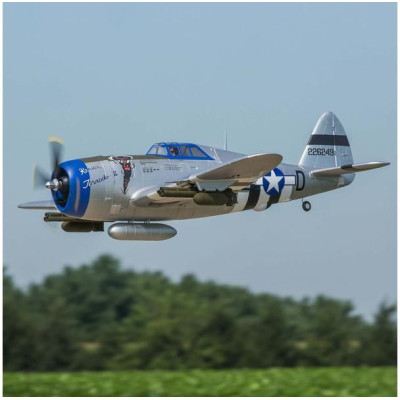 E-flite P-47 Razorback 1.2m SAFE Select BNF Basic