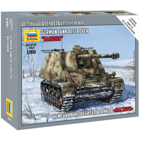 Wargames (WWII) military 6291 - Sd.Kfz.164, "Nashorn" (1:100)