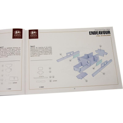 AMATI Endeavour plachetnice 1934 1:80 kit s hotovým trupem