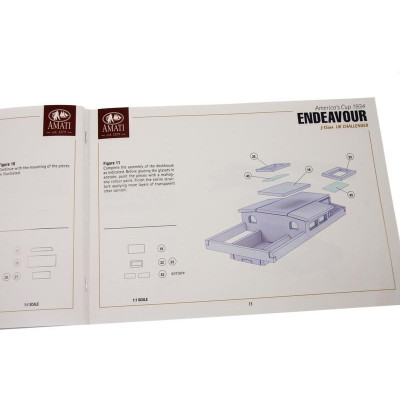 AMATI Endeavour plachetnice 1934 1:80 kit s hotovým trupem