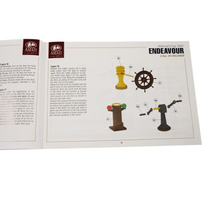 AMATI Endeavour plachetnice 1934 1:80 kit s hotovým trupem