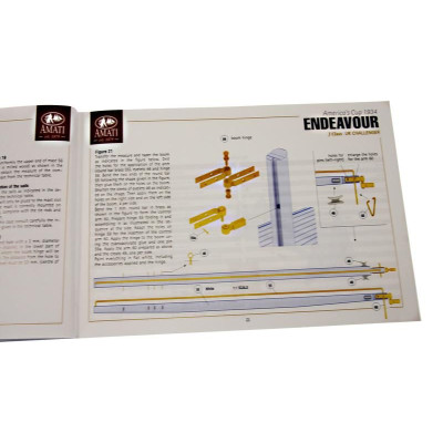 AMATI Endeavour plachetnice 1934 1:80 kit s hotovým trupem