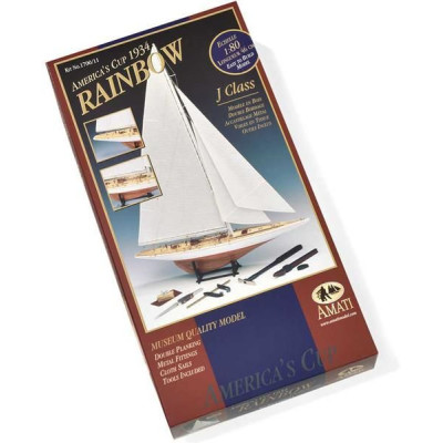 AMATI Rainbow plachetnice 1934 1:80 kit s hotovým trupem