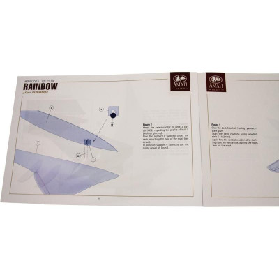 AMATI Rainbow plachetnice 1934 1:80 kit s hotovým trupem