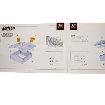 AMATI Rainbow plachetnice 1934 1:80 kit s hotovým trupem