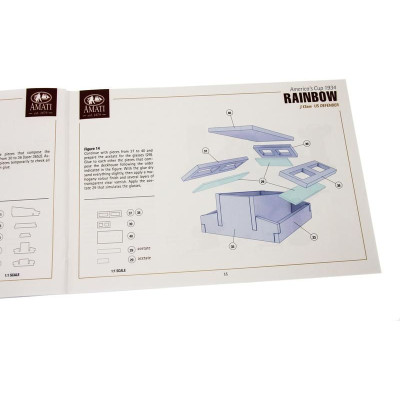 AMATI Rainbow plachetnice 1934 1:80 kit s hotovým trupem
