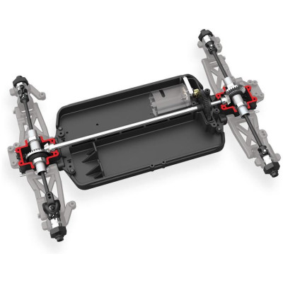 Traxxas Desert Prerunner 1:18 4WD RTR červený