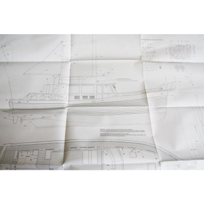 AMATI Grand Banks motorová jachta 1967 1:20 kit