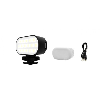 MINI Adjustable RGB LED Light (vč Aku)