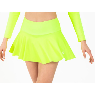 Dámska sukienka so šortkami NEON YELLOW