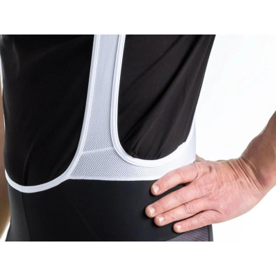 Cyklistické kraťasy s trakmi CRUSSIS, čierna / žltá