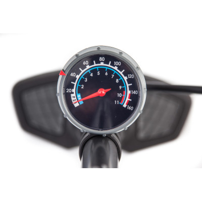 Pumpa veľká CRUSSIS hliníková 11 bar, čierna