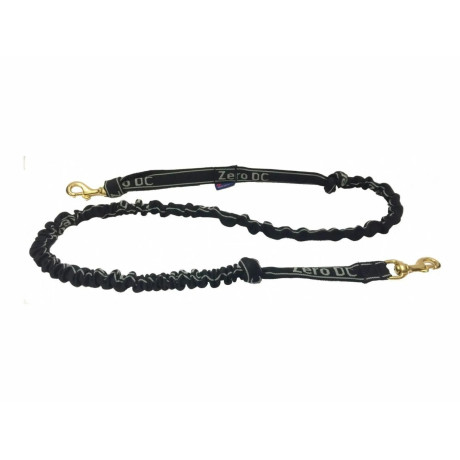 Crussis Vôdzka s tlmičom pre psa nad 10kg (2,7m, 1 karabína, čierne)