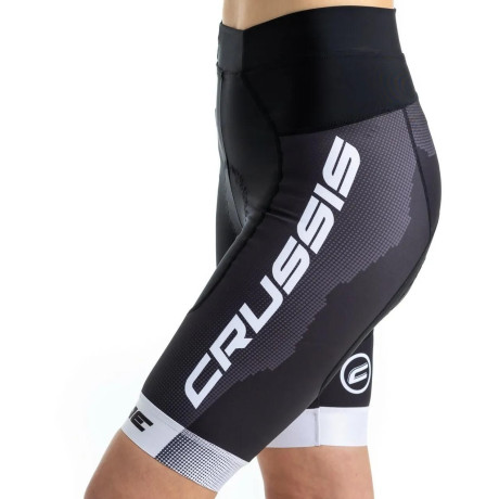 Dámské cyklistické kraťasy CRUSSIS - ONE, černá/bílá
