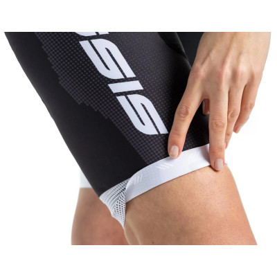 Dámské cyklistické kraťasy CRUSSIS - ONE, černá/bílá