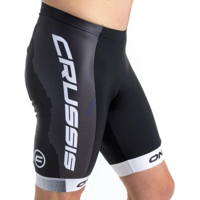 Elastické kraťasy CRUSSIS - ONE, černá/bílá