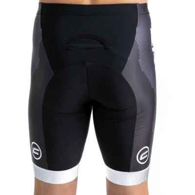 Elastické kraťasy CRUSSIS - ONE, černá/bílá