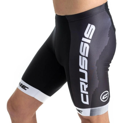 Elastické kraťasy CRUSSIS - ONE, černá/bílá