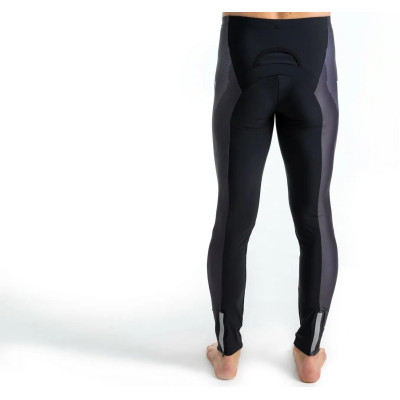 Elastické kalhoty CRUSSIS - ONE, černá/bílá