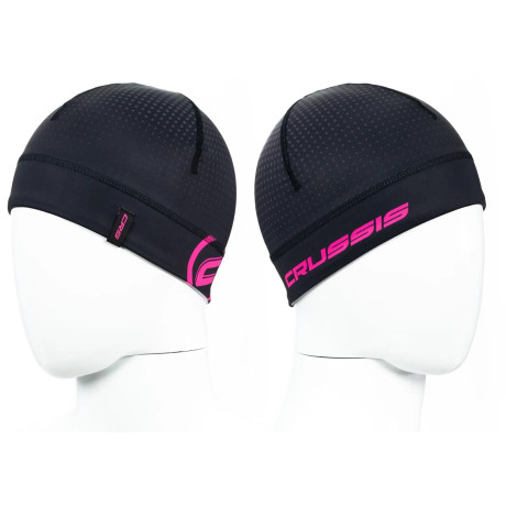 Čepice CRUSSIS černo/růžová