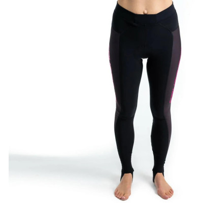 Dámské cyklistické kalhoty CRUSSIS, černá/růžová