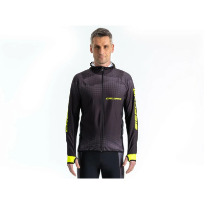 Mikina CRUSSIS, černá/žlutá