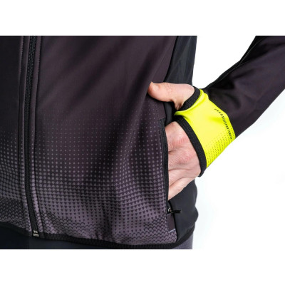 Mikina CRUSSIS, černá/žlutá