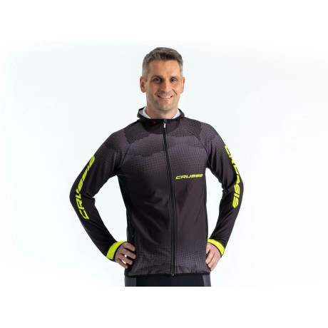 Mikina CRUSSIS, černá/žlutá