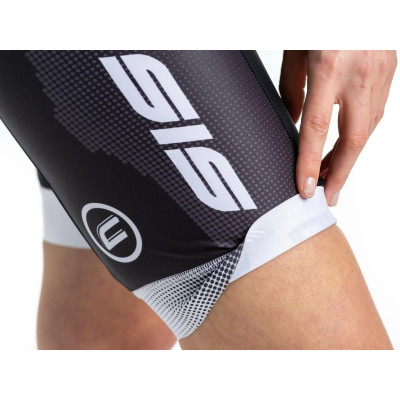 Dámské elastické kraťasy CRUSSIS - ONE, černá/bílá