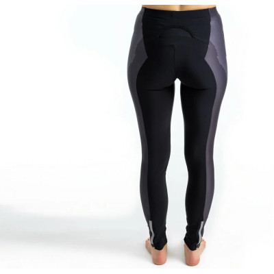 Dámské elastické kalhoty CRUSSIS - ONE, černá/bílá