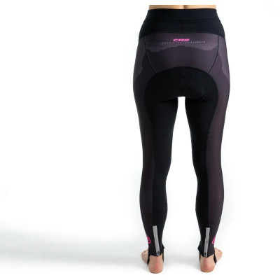 Dámské cyklistické kalhoty CRUSSIS, černá/růžová