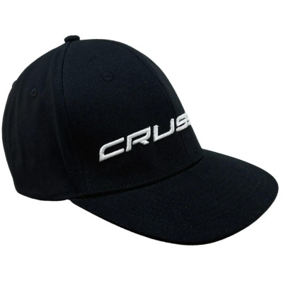 Šiltovka CRUSSIS, čierna s bielym logom