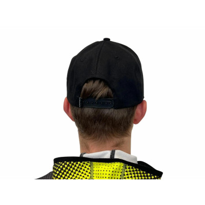 Šiltovka CRUSSIS, čierna s bielym logom