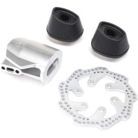 Pótalkatrész RC modellhez Losi 1:4 Promoto-MX: kipufogó, hátsó féktárcsa