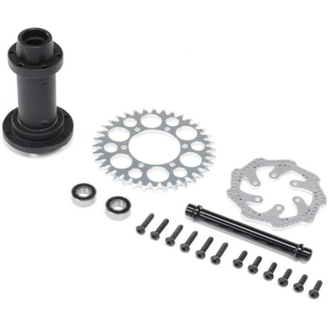 Losi náboj zadní kompletní, sada: PM-MX