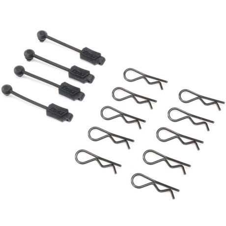 Losi sponka kapotáže (10), vodítko (4): PM-MX