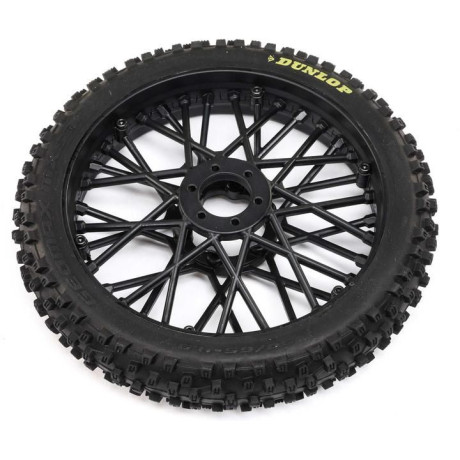 Losi kolo s pneu Dunlop MX53 přední, disk černý: PM-MX